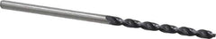 Accupro - #43 130° Cobalt Jobber Drill - TiAlN Finish, Right Hand Cut, Parabolic Flute, Straight Shank, 2-3/32" OAL, Split Point - Industrial Tool & Supply