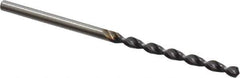 Accupro - 2.35mm 130° Cobalt Jobber Drill - TiAlN Finish, Right Hand Cut, Parabolic Flute, Straight Shank, 2-3/32" OAL, Split Point - Industrial Tool & Supply