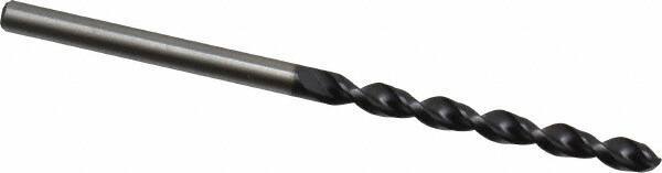 Accupro - 3mm 130° Cobalt Jobber Drill - TiAlN Finish, Right Hand Cut, Parabolic Flute, Straight Shank, 2-13/32" OAL, Split Point - Industrial Tool & Supply