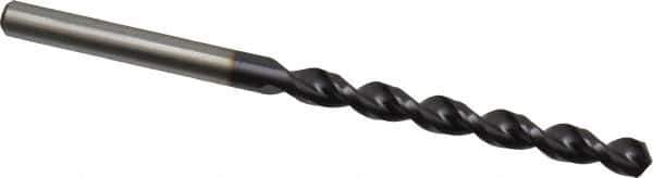 Accupro - #16 130° Cobalt Jobber Drill - TiAlN Finish, Right Hand Cut, Parabolic Flute, Straight Shank, 3-5/32" OAL, Split Point - Industrial Tool & Supply