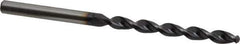 Accupro - #3 130° Cobalt Jobber Drill - TiAlN Finish, Right Hand Cut, Parabolic Flute, Straight Shank, 3-21/32" OAL, Split Point - Industrial Tool & Supply