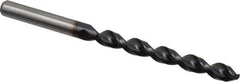 Accupro - 7.25mm 130° Cobalt Jobber Drill - TiAlN Finish, Right Hand Cut, Parabolic Flute, Straight Shank, 4-9/32" OAL, Split Point - Industrial Tool & Supply