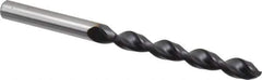 Accupro - Letter Q 130° Cobalt Jobber Drill - TiAlN Finish, Right Hand Cut, Parabolic Flute, Straight Shank, 4-19/32" OAL, Split Point - Industrial Tool & Supply