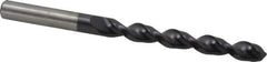 Accupro - Letter V 130° Cobalt Jobber Drill - TiAlN Finish, Right Hand Cut, Parabolic Flute, Straight Shank, 5-1/4" OAL, Split Point - Industrial Tool & Supply