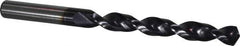 Accupro - 15/32" 130° Cobalt Jobber Drill - TiAlN Finish, Right Hand Cut, Parabolic Flute, Straight Shank, 5-15/16" OAL, Split Point - Industrial Tool & Supply