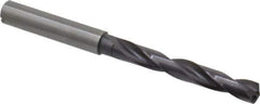 Guhring - Letter H 140° Solid Carbide Jobber Drill - FIREX Finish, Right Hand Cut, Spiral Flute, Straight Shank, 91mm OAL, SU Point - Industrial Tool & Supply