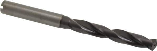 Guhring - 0.2953" 140° Solid Carbide Jobber Drill - FIREX Finish, Right Hand Cut, Spiral Flute, Straight Shank, 91mm OAL, SU Point - Industrial Tool & Supply