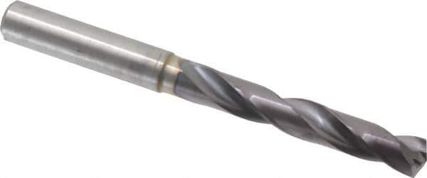 Guhring - 9.25mm 140° Solid Carbide Jobber Drill - FIREX Finish, Right Hand Cut, Spiral Flute, Straight Shank, 103mm OAL, SU Point - Industrial Tool & Supply