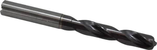 Guhring - Letter W 140° Solid Carbide Jobber Drill - FIREX Finish, Right Hand Cut, Spiral Flute, Straight Shank, 103mm OAL, SU Point - Industrial Tool & Supply