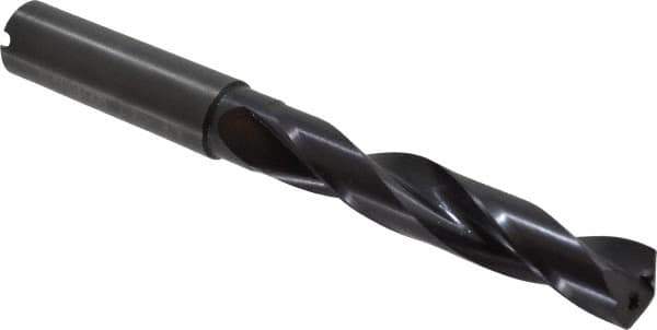 Guhring - 1/2" 140° Solid Carbide Jobber Drill - FIREX Finish, Right Hand Cut, Spiral Flute, Straight Shank, 124mm OAL, SU Point - Industrial Tool & Supply