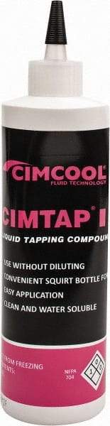 Cimcool - Cimtap II, 16 oz Bottle Tapping Fluid - Water Soluble, For Chip Welding, Tap Breakage, Tap Burning - Industrial Tool & Supply