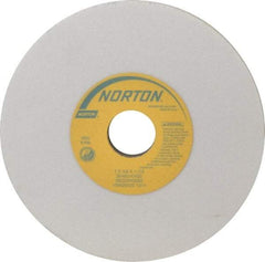 Norton - 7" Diam x 1-1/4" Hole x 3/8" Thick, K Hardness, 60 Grit Surface Grinding Wheel - Aluminum Oxide, Type 1, Medium Grade, 3,600 Max RPM, Vitrified Bond, No Recess - Industrial Tool & Supply