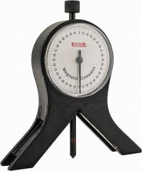 SPI - 360° Measuring Range, Magnetic Base Dial Protractor - Accuracy Up to 3 per min - Industrial Tool & Supply