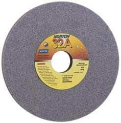 Norton - 14" Diam x 5" Hole x 1-1/2" Thick, G Hardness, 46 Grit Surface Grinding Wheel - Ceramic, Type 1, Coarse Grade, Vitrified Bond, No Recess - Industrial Tool & Supply