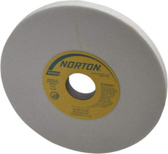 Norton - 7" Diam x 1-1/4" Hole x 1/2" Thick, H Hardness, 80 Grit Surface Grinding Wheel - Aluminum Oxide, Type 1, Medium Grade, 3,600 Max RPM, Vitrified Bond, No Recess - Industrial Tool & Supply