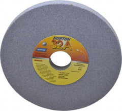Norton - 7" Diam x 1-1/4" Hole x 1/2" Thick, J Hardness, 60 Grit Surface Grinding Wheel - Aluminum Oxide, Type 1, Medium Grade, 3,600 Max RPM, Vitrified Bond, No Recess - Industrial Tool & Supply