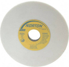 Norton - 7" Diam x 1-1/4" Hole x 1/2" Thick, J Hardness, 60 Grit Surface Grinding Wheel - Aluminum Oxide, Type 1, Medium Grade, 3,600 Max RPM, Vitrified Bond, No Recess - Industrial Tool & Supply