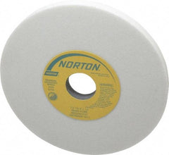 Norton - 7" Diam x 1-1/4" Hole x 1/2" Thick, K Hardness, 60 Grit Surface Grinding Wheel - Aluminum Oxide, Type 1, Medium Grade, 3,600 Max RPM, Vitrified Bond, No Recess - Industrial Tool & Supply