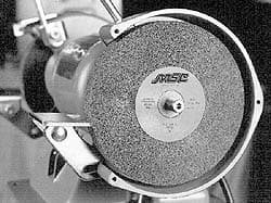 Grier Abrasives - 46 Grit Aluminum Oxide Bench and Pedestal Grinding Wheel - Exact Industrial Supply