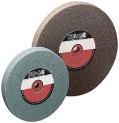 Camel Grinding Wheels - 100 Grit Silicon Carbide Bench & Pedestal Grinding Wheel - 10" Diam x 1-1/4" Hole x 1" Thick, 2483 Max RPM, I Hardness, Fine Grade , Vitrified Bond - Industrial Tool & Supply