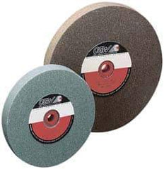 Camel Grinding Wheels - 46 Grit Aluminum Oxide Bench & Pedestal Grinding Wheel - 6" Diam x 1" Hole x 1/2" Thick, 4456 Max RPM, M Hardness, Coarse Grade , Vitrified Bond - Industrial Tool & Supply