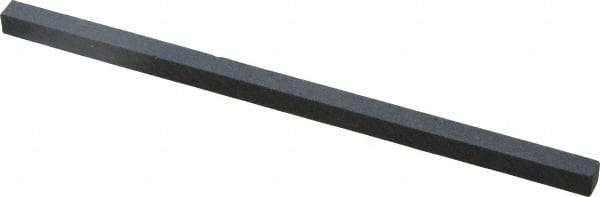Made in USA - 240 Grit Silicon Carbide Square Polishing Stone - Very Fine Grade, 1/4" Wide x 6" Long x 1/4" Thick - Industrial Tool & Supply