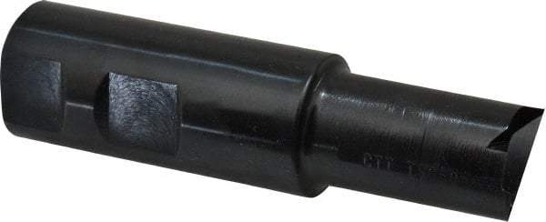 Cutting Tool Technologies - 1-15/32" Cutting Diam x 5/8" Cutting Width, 4 Cutter Inserts, 1" Shank Diam, Indexable T-Slot Cutter - Insert Style 1500-030, 2 Flutes - Industrial Tool & Supply