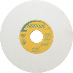 Norton - 7" Diam x 1-1/4" Hole x 1/4" Thick, K Hardness, 150 Grit Surface Grinding Wheel - Aluminum Oxide, Type 1, Very Fine Grade, 3,600 Max RPM, Vitrified Bond, No Recess - Industrial Tool & Supply