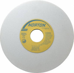 Norton - 7" Diam x 1-1/4" Hole x 1/4" Thick, K Hardness, 60 Grit Surface Grinding Wheel - Aluminum Oxide, Type 1, Medium Grade, 3,600 Max RPM, Vitrified Bond, No Recess - Industrial Tool & Supply