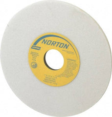 Norton - 7" Diam x 1-1/4" Hole x 1/4" Thick, I Hardness, 46 Grit Surface Grinding Wheel - Aluminum Oxide, Type 1, Coarse Grade, 3,600 Max RPM, Vitrified Bond, No Recess - Industrial Tool & Supply