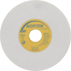 Norton - 7" Diam x 1-1/4" Hole x 1/4" Thick, H Hardness, 60 Grit Surface Grinding Wheel - Aluminum Oxide, Type 1, Medium Grade, 3,600 Max RPM, Vitrified Bond, No Recess - Industrial Tool & Supply
