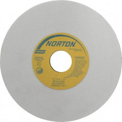 Norton - 7" Diam x 1-1/4" Hole x 1/4" Thick, H Hardness, 80 Grit Surface Grinding Wheel - Aluminum Oxide, Type 1, Medium Grade, 3,600 Max RPM, Vitrified Bond, No Recess - Industrial Tool & Supply