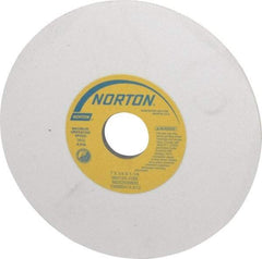 Norton - 7" Diam x 1-1/4" Hole x 1/4" Thick, J Hardness, 120 Grit Surface Grinding Wheel - Aluminum Oxide, Type 1, Fine Grade, 3,600 Max RPM, Vitrified Bond, No Recess - Industrial Tool & Supply