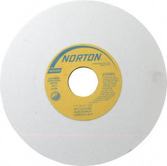 Norton - 7" Diam x 1-1/4" Hole x 1/4" Thick, K Hardness, 120 Grit Surface Grinding Wheel - Aluminum Oxide, Type 1, Fine Grade, 3,600 Max RPM, Vitrified Bond, No Recess - Industrial Tool & Supply