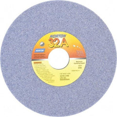 Norton - 7" Diam x 1-1/4" Hole x 1/4" Thick, J Hardness, 46 Grit Surface Grinding Wheel - Aluminum Oxide, Type 1, Coarse Grade, 3,600 Max RPM, Vitrified Bond, No Recess - Industrial Tool & Supply
