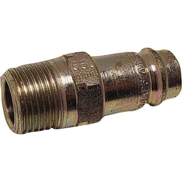 Dynabrade - Male NPT Pneumatic Hose Plug - Steel, 3/8" Body Diam - Industrial Tool & Supply
