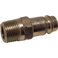 Dynabrade - Male NPT Pneumatic Hose Plug - Steel, 3/8" Body Diam - Industrial Tool & Supply