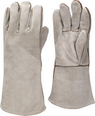 MCR Safety - Size XL Cowhide Welding Glove - 13" OAL, Gauntlet Cuff - Industrial Tool & Supply