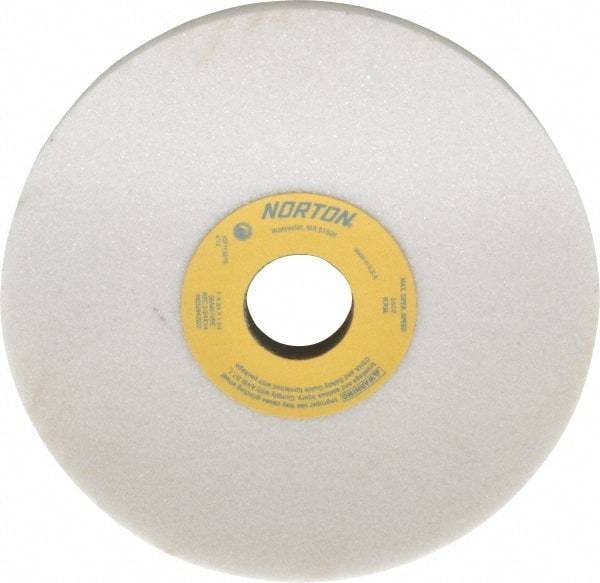 Norton - 7" Diam x 1-1/4" Hole x 3/4" Thick, I Hardness, 46 Grit Surface Grinding Wheel - Aluminum Oxide, Type 5, Coarse Grade, 3,600 Max RPM, Vitrified Bond, One-Side Recess - Industrial Tool & Supply