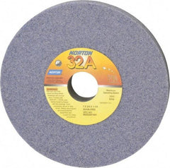 Norton - 7" Diam x 1-1/4" Hole x 3/4" Thick, I Hardness, 46 Grit Surface Grinding Wheel - Aluminum Oxide, Type 1, Coarse Grade, 3,600 Max RPM, Vitrified Bond, No Recess - Industrial Tool & Supply
