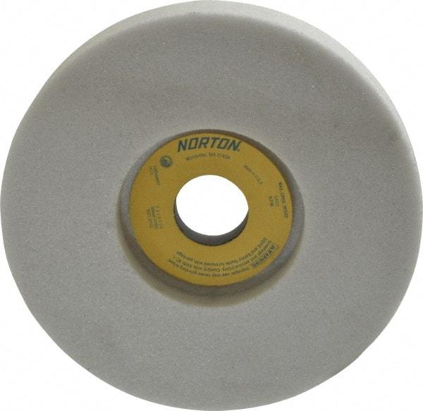 Norton - 7" Diam x 1-1/4" Hole x 1" Thick, H Hardness, 46 Grit Surface Grinding Wheel - Aluminum Oxide, Type 5, Coarse Grade, 3,600 Max RPM, Vitrified Bond, One-Side Recess - Industrial Tool & Supply