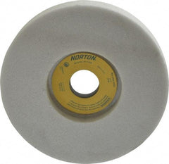 Norton - 7" Diam x 1-1/4" Hole x 1" Thick, H Hardness, 46 Grit Surface Grinding Wheel - Aluminum Oxide, Type 5, Coarse Grade, 3,600 Max RPM, Vitrified Bond, One-Side Recess - Industrial Tool & Supply