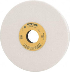 Norton - 7" Diam x 1-1/4" Hole x 1" Thick, I Hardness, 60 Grit Surface Grinding Wheel - Aluminum Oxide, Type 5, Medium Grade, 3,600 Max RPM, Vitrified Bond, One-Side Recess - Industrial Tool & Supply