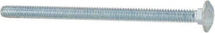 Value Collection - 1/4-20 UNC 4" Length Under Head, Standard Square Neck, Carriage Bolt - Grade 5 Steel, Zinc-Plated Finish - Industrial Tool & Supply