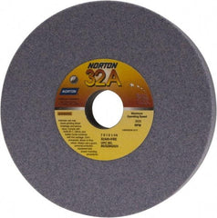 Norton - 7" Diam x 1-1/4" Hole x 1" Thick, I Hardness, 60 Grit Surface Grinding Wheel - Aluminum Oxide, Type 1, Medium Grade, 3,600 Max RPM, Vitrified Bond, No Recess - Industrial Tool & Supply