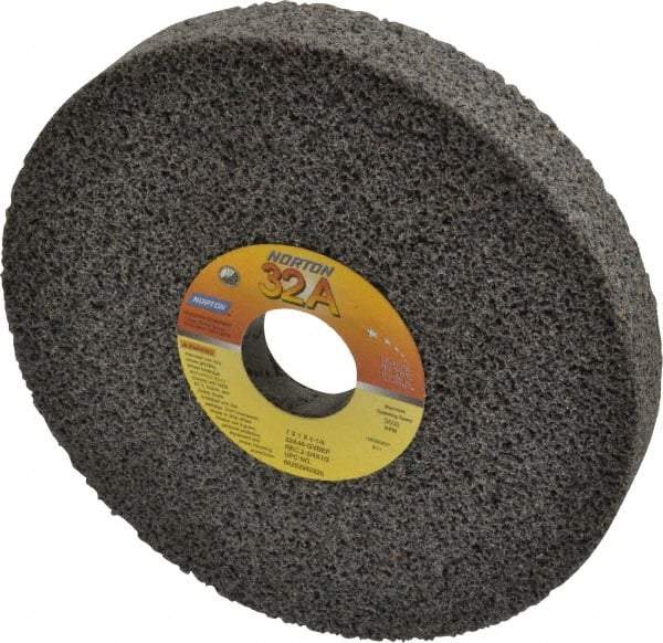 Norton - 7" Diam x 1-1/4" Hole x 1" Thick, G Hardness, 46 Grit Surface Grinding Wheel - Aluminum Oxide, Type 5, Coarse Grade, 3,600 Max RPM, Vitrified Bond, One-Side Recess - Industrial Tool & Supply