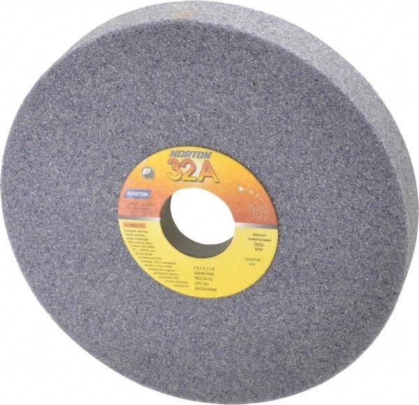Norton - 7" Diam x 1-1/4" Hole x 1" Thick, I Hardness, 46 Grit Surface Grinding Wheel - Aluminum Oxide, Type 5, Coarse Grade, 3,600 Max RPM, Vitrified Bond, One-Side Recess - Industrial Tool & Supply
