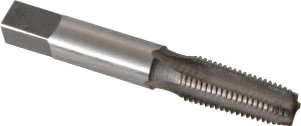 Reiff & Nestor - 1/16-27 NPTF Thread, 4 Flute Standard Pipe Tap - 2-1/8" OAL, 11/16" Thread Length, 5/16" Shank Diam, Bright Finish, High Speed Steel - Exact Industrial Supply