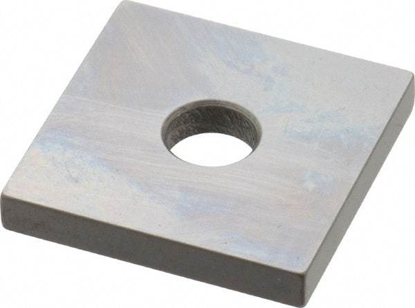 Mitutoyo - 0.141" Square Steel Gage Block - Accuracy Grade 0, Includes Certificate of Inspection - Industrial Tool & Supply