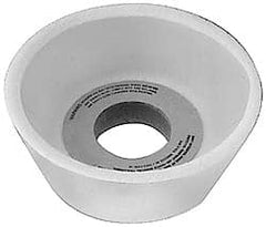 Grier Abrasives - 4 Inch Diameter x 1-1/4 Inch Hole x 1-1/2 Inch Thick, 60 Grit Tool and Cutter Grinding Wheel - Industrial Tool & Supply